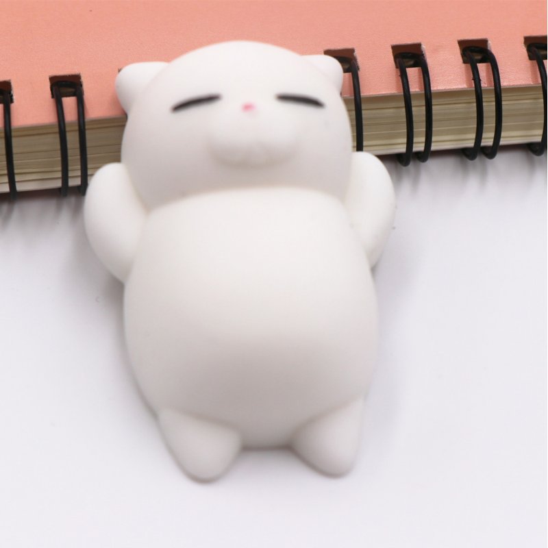 Cute Cartoon Squishy Doll Depression Doll for KIds White cat