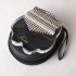 Cute Cat Claw Shaped 17 Key Kalimba Acrylic Thumb Piano Transparent Keyboard Instrument with Tuner Hammer   Gig Bag