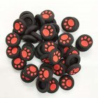 Cute Cat Claw ThumbStick Silicone Button Grip Cap Case for Nintend Switch SONY PS4 Controller  red