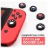 Cute Cat Claw ThumbStick Silicone Button Grip Cap Case for Nintend Switch SONY PS4 Controller  white