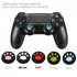 Cute Cat Claw ThumbStick Silicone Button Grip Cap Case for Nintend Switch SONY PS4 Controller  white