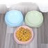 Cute Cat Ear Threaded Pet Food Bowl Feeding Bowl Dog Cats Kitten Anti slip Feeder Bowls Pet Supplies Small 15 x 4 5cm blue