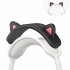 Cute Cat Ears Protector  Covers Wireless Bluetooth Soft Silicone Headphone Protectors Compatible For Airpods Max T5 black