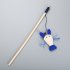 Cute Cat Fit Toy Funny Stick Shrimp Ball Mouse Bell Hangings Teaser and Exerciser for Cat and Kitten Interactive Cat Wand
