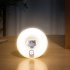 Cute Cat Motion Sensor Night Light Rechargeable Magnetic Nightlights Adjustable Brightness Cartoon Cat Led Lamp USB Charging  For Hallway Bedroom Nursery pink