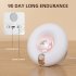 Cute Cat Motion Sensor Night Light Rechargeable Magnetic Nightlights Adjustable Brightness Cartoon Cat Led Lamp USB Charging  For Hallway Bedroom Nursery pink