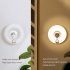 Cute Cat Motion Sensor Night Light Rechargeable Magnetic Nightlights Adjustable Brightness Cartoon Cat Led Lamp USB Charging  For Hallway Bedroom Nursery pink