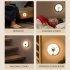Cute Cat Motion Sensor Night Light Rechargeable Magnetic Nightlights Adjustable Brightness Cartoon Cat Led Lamp USB Charging  For Hallway Bedroom Nursery pink