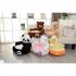 Cute Children Cartoon Plush  Sofa Various Animal Shapes Soft Comfortable Portable Chair Stuffed Toy Holiday Gifts For Kids Girls A horned horse