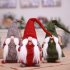 Cute Christmas Standing Doll Covered Face Doll for Christmas Holiday Parties Decoration