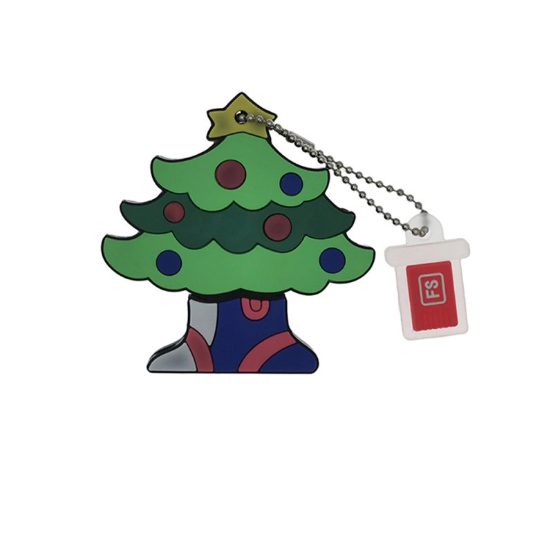 Christmas Tree USB Flash Drive -Green 4GB