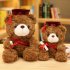 Cute Doctor Cap Bear Doll Graduation Bear Plush Doll Stuffed Plush Toys For Birthday Graduate Gifts For Student Kids red hat B 23cm
