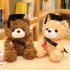 Cute Doctor Cap Bear Doll Graduation Bear Plush Doll Stuffed Plush Toys For Birthday Graduate Gifts For Student Kids red hat B 23cm