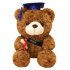 Cute Doctor Cap Bear Doll Graduation Bear Plush Doll Stuffed Plush Toys For Birthday Graduate Gifts For Student Kids red hat B 23cm