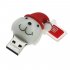 Cute Dog Design FoxSank USB Flash Drive USB 2 0 Waterproof U Disk White   32GB