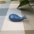 Cute Dolphin Porcelain Chopstick  Rack Holder Home Table Decorative Ornaments Style One