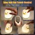 Cute Duck Led Night Light Children Bedside Energy Saving Dimmable Table Lamp Home Decoration Lamp yellow light