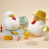 Cute Duck Night Light 3 level Brightness Adjustment Color Changing Timing Children Sleeping Lamp with Hat