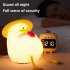 Cute Duck Night Light 3 level Brightness Adjustment Color Changing Timing Children Sleeping Lamp with Hat