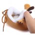 Cute Elk Design Baby Ultra Soft Sole Fleece Shoes as Christmas Gift for Autumn Winter blue 10 5CM