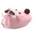 Cute Elk Design Baby Ultra Soft Sole Fleece Shoes as Christmas Gift for Autumn Winter Pink 10 5CM