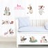 Cute French Bulldog Wall Decal Sticker Removable Stickers Waterproof Mural Decals Room Decors Art Sticker