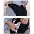 Cute Kitten Pattern Abdomen Support Leggings Trousers for Pregnant Woman  Dark gray  L