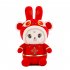 Cute Little Rabbit Plush Doll 2023 New Year Mascot Bunny Stuffed Plush Toys For Children Gifts Home Decoration D About 30cm