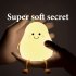 Cute Pears Night Light Rechargeable 3 level Brightness Cartoon Colorful Silicone Lamp for Children Bedroom