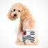 Cute Pet Dog Physiological Pants Sanitary Pants for Female Dog Underwear  Black and white strip S