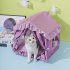 Cute Pet Tent Mini Nest Playpen Removable Washable Foldable Pet Princess Room Hideout House Pet Products Blue