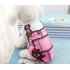 Cute Pet Vest Dog Cat Apparel Clothes with Overalls Design for Spring   Summer 5 Sizes for Choice Light blue L