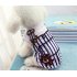 Cute Pet Vest Dog Cat Apparel Clothes with Overalls Design for Spring   Summer 5 Sizes for Choice Light blue L