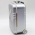 Cute Plastic Rolling Suitcase Mini Luggage Box for BJD Dolls Silver