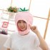 Cute Plush Headwear Strawberry Magic Stick Hat Photo Prop Funny Party Costume Gift Pink