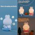 Cute Rabbit Led Night Light Dimming Usb Charging Colorful Bedroom Bedside Lamp Blue