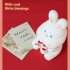 Cute Rabbit Led Silicone Night Light Usb Rechargeable Colorful Remote Control Lamp For Kids Baby Toy Gift Rabbit Night Light