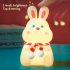 Cute Rabbit Led Silicone Night Light Usb Rechargeable Colorful Remote Control Lamp For Kids Baby Toy Gift Rabbit Night Light