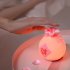 Cute Silicone LED Night Light Money Bag Shape Dimming Soft Eye Caring Bedroom Bedside Lamp Birthday Xmas Gifts For Boys Girls Pink