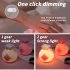 Cute Silicone LED Night Light Money Bag Shape Dimming Soft Eye Caring Bedroom Bedside Lamp Birthday Xmas Gifts For Boys Girls Pink