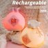 Cute Silicone LED Night Light Money Bag Shape Dimming Soft Eye Caring Bedroom Bedside Lamp Birthday Xmas Gifts For Boys Girls Pink