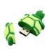 Cute Silicone Land Turtle USB Flash Drive U Disk USB 2 0 Green 8G