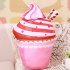 Cute Simulated Chocolate Ice Cream Cone Pillow Plush Toys Soft Doll Gifts for Adults   Children