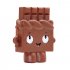 Cute Slow Rising Chocolate Doll Soft Squishy Toys Stress Anxiety Reducer Creative PU Vent Toy for Kids Adult