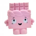 Cute Slow Rising Chocolate Doll Soft Squishy Toys Stress Anxiety Reducer Creative PU Vent Toy for Kids Adult