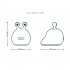 Cute Slug Night Light 3W Funny Nightlight Decor USB Charging Silicone Adjustable Brightness Lighting Decorations Timed Sleeping Light Gifts For Girls Boys Kids 