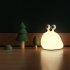 Cute Slug Night Light 3W Funny Nightlight Decor USB Charging Silicone Adjustable Brightness Lighting Decorations Timed Sleeping Light Gifts For Girls Boys Kids 