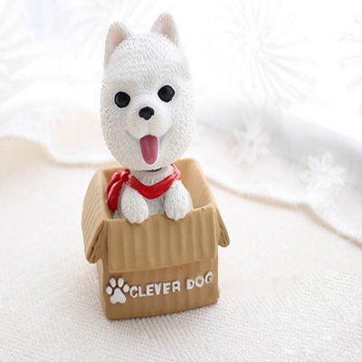Wholesale Cute Small Shaking Heads Dogs Decoration Resin
