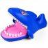 Cute Spoof Bite  Fingers  Games Funny Cartoon Animal head Lighting Eyes Sounds Stress Relief Toy For Kids Party Props  random Colors  Electric shark
