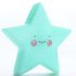 Cute Star Smile Face Soft Vinyl LED Night Light Toy for Baby Kids Bedroom Home Decoration Nursery Lamp